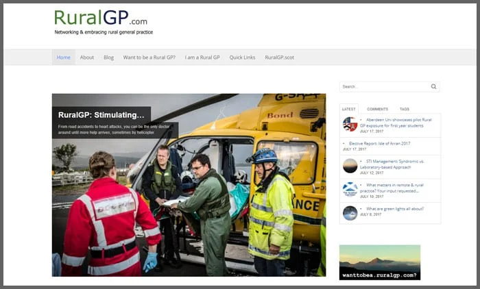 The Rural GP, a blog for GP medical professionals