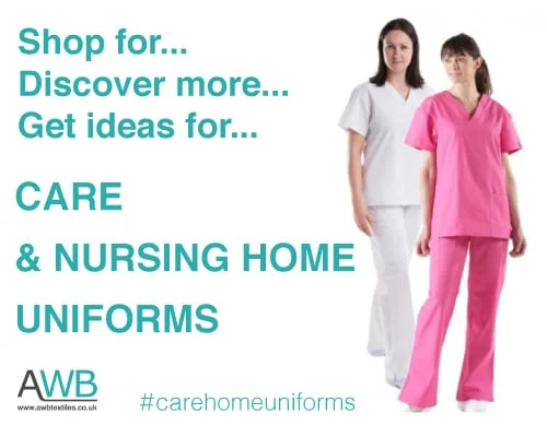 Care and nursing home uniforms from AWB Textiles